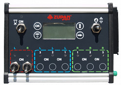 Kommandobox mit digitalem Manometer